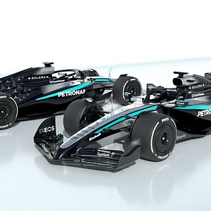 F1 Mercedes W16 2025 3D model