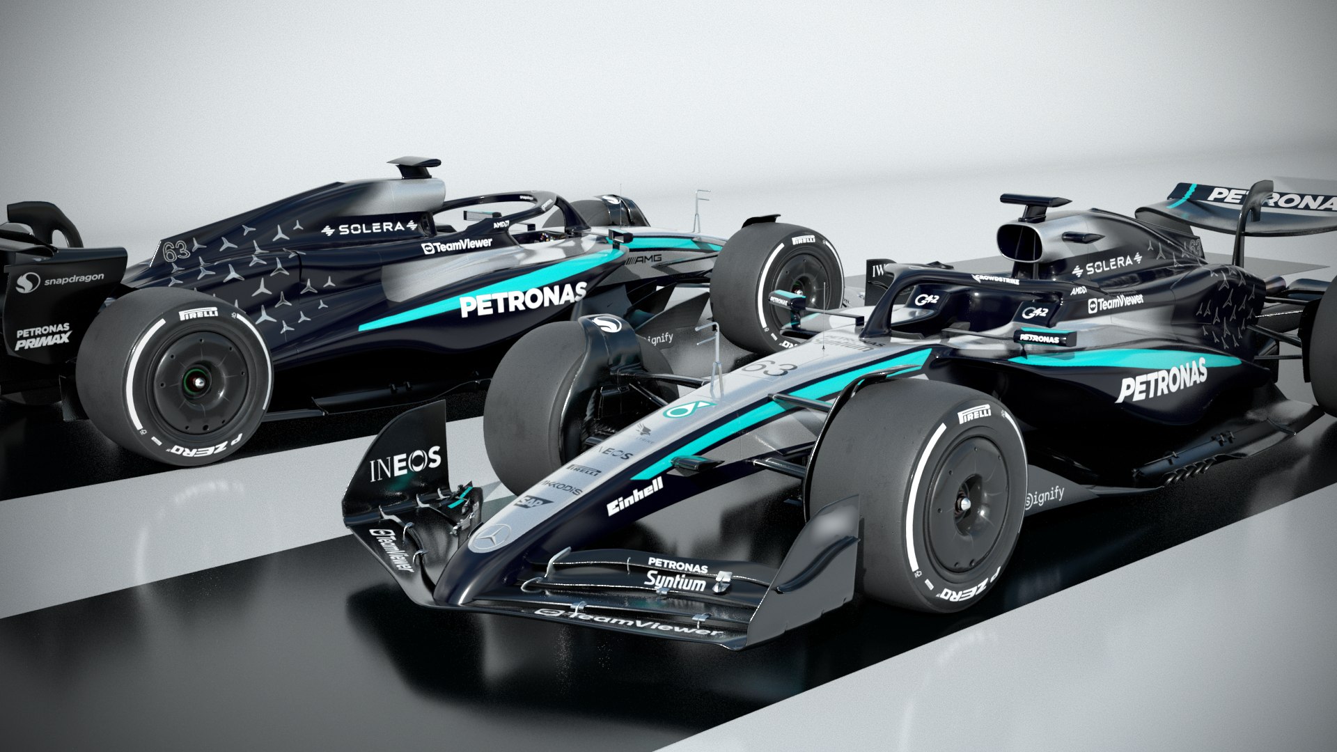 F1 Mercedes W16 2025 3D Model - TurboSquid 2373370