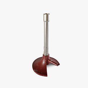 3D bunsen burner model