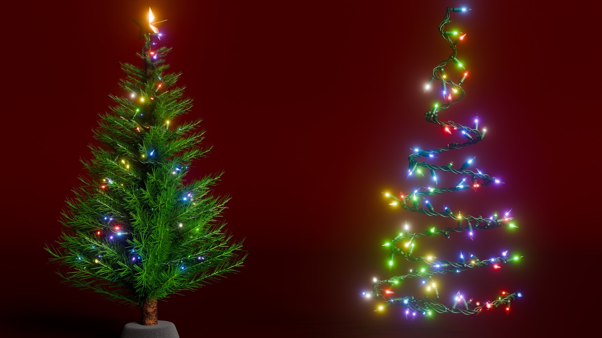 Customizable Christmas Lights - Geometry Nodes Blender 3D model https://p.turbosquid.com/ts-thumb/yC/2GwlJ0/AB/christmaslightsontree/jpg/1730223483/1920x1080/fit_q87/bc065e3f0cffb35a435edbf80fa22be7fb1be500/christmaslightsontree.jpg