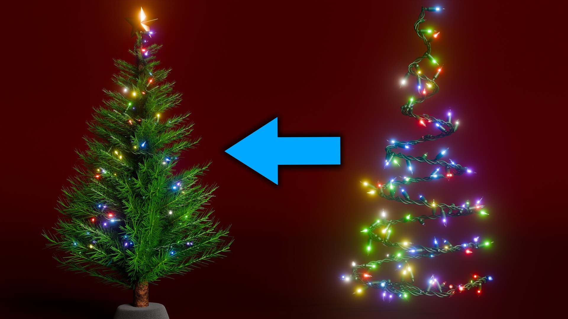 Customizable Christmas Lights - Geometry Nodes Blender 3D model https://p.turbosquid.com/ts-thumb/yC/2GwlJ0/tM/christmaslightsontreewitharrow/jpg/1730223484/1920x1080/fit_q87/eed514568dbd02e81086f70d2c80bfe80276a47d/christmaslightsontreewitharrow.jpg