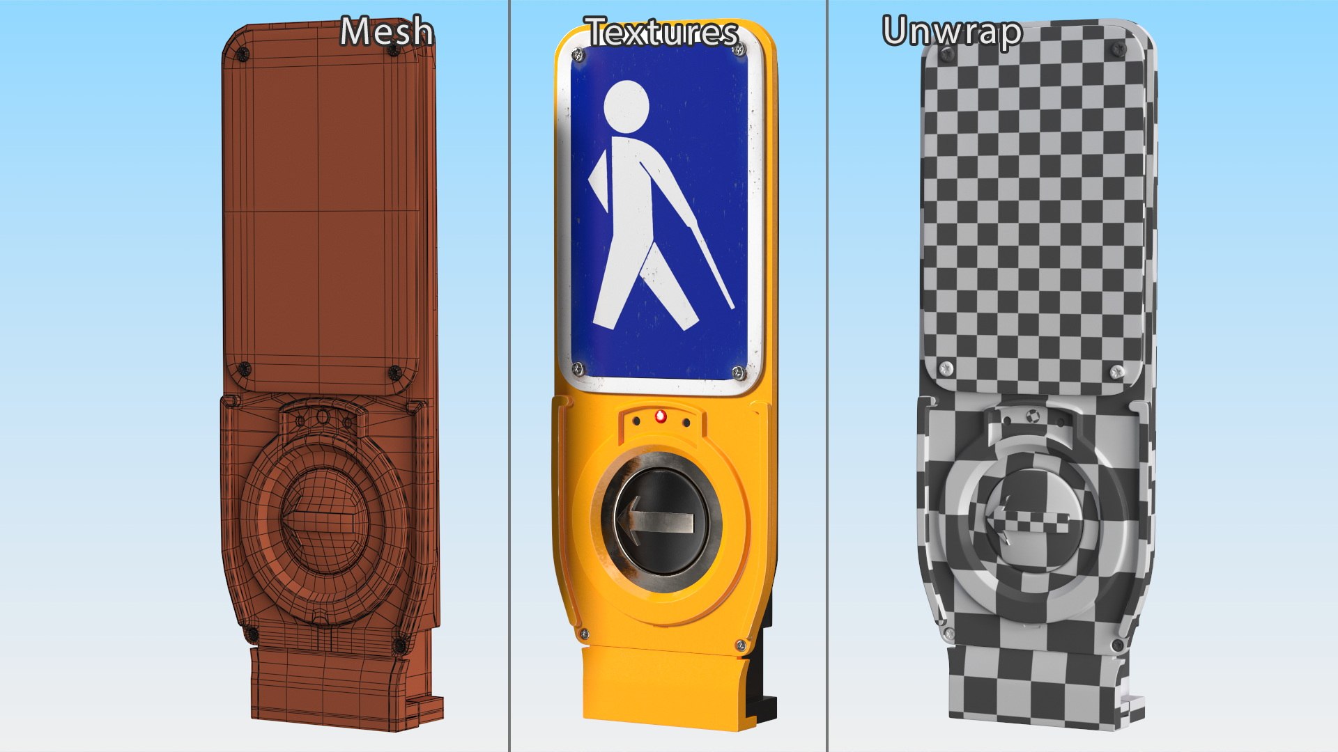 3D model Pedestrian Signals Collection 2 https://p.turbosquid.com/ts-thumb/yC/2ajDWL/gB/pedestriansignalscollection2c4dmodel009/jpg/1683094927/1920x1080/fit_q87/fd4ed823511aa94b42f71adfa6a6083bd703487c/pedestriansignalscollection2c4dmodel009.jpg