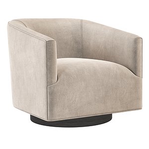 1950S Italian Shelter Chair Restoration Hardware RHOBJ 3D model