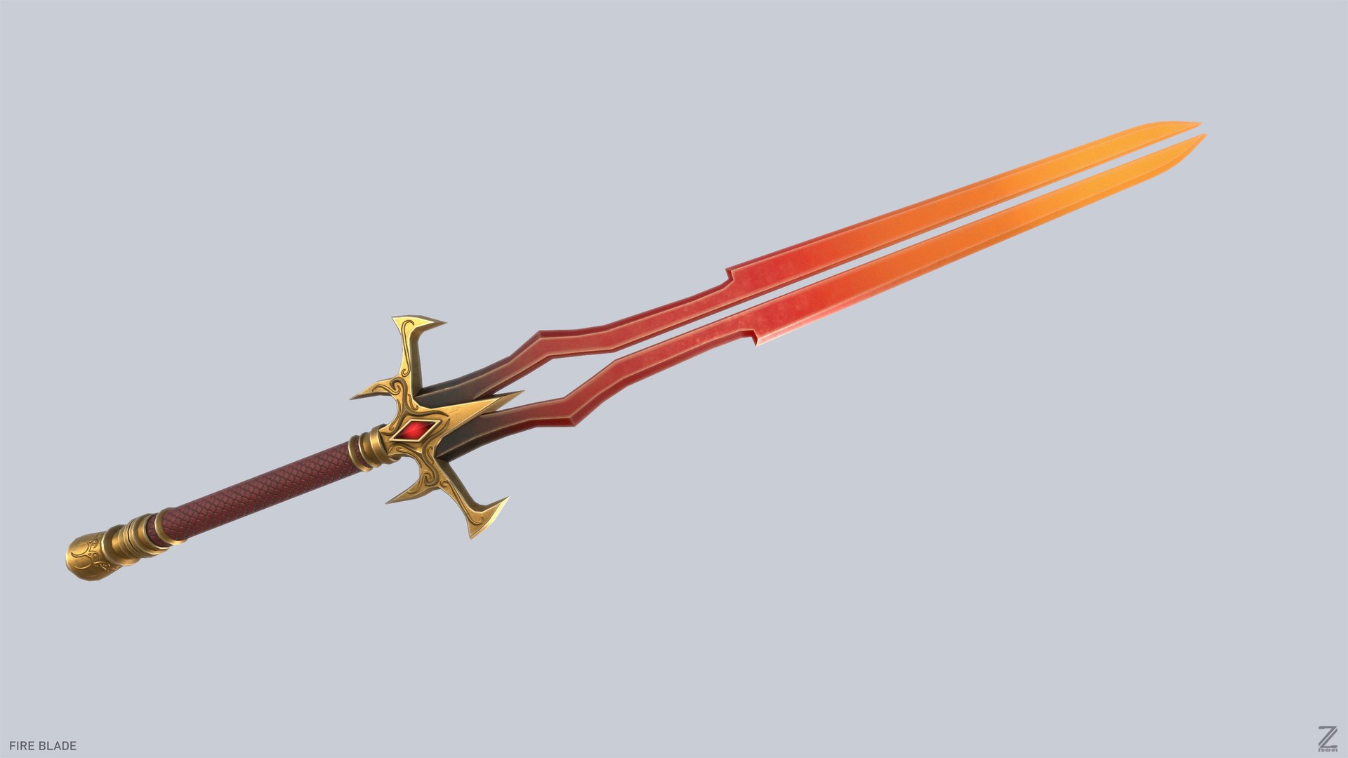 Fire Blade 3D - TurboSquid 2248655