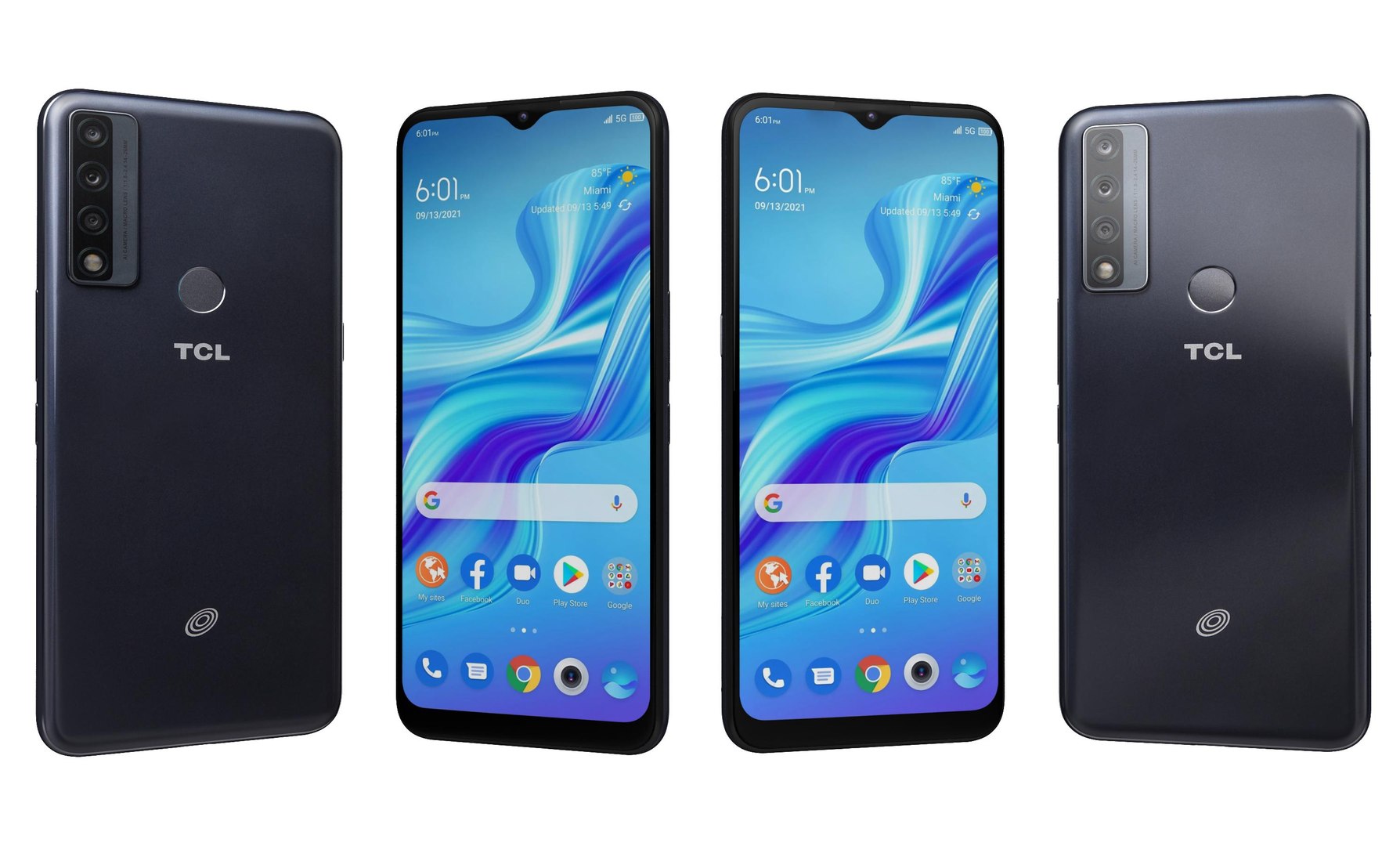 TCL 4X 5G And TCL 30v model TurboSquid 2019112