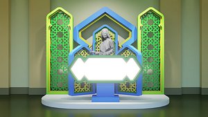 3D Modern IslamicPhotobooth