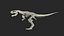 3D tyrannosaurus rex skeleton rigged