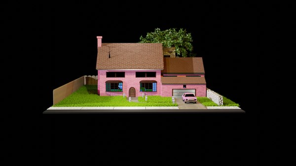 modelo 3d La casa de los Simpson - TurboSquid 1955231