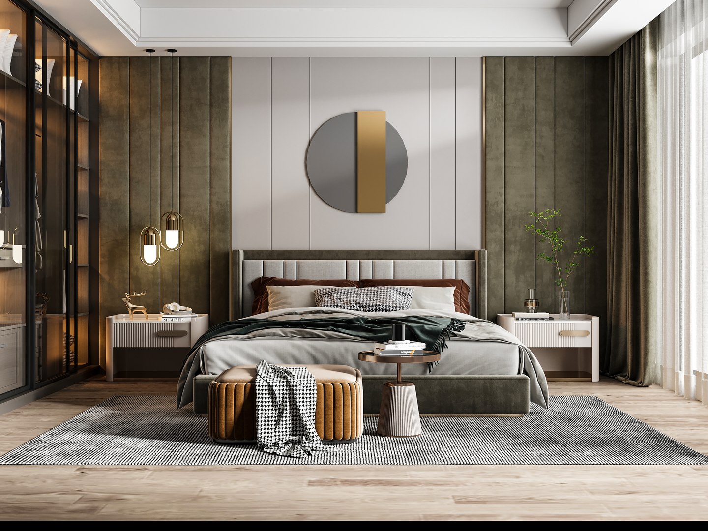 3D 4 Bedroom Interior Design Low-poly 3D model model - TurboSquid 2158156