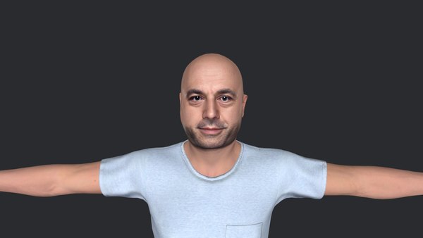 modelo 3d Joe Rogan Personaje 3D hiperrealista de cuerpo completo y ...