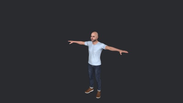 modelo 3d Joe Rogan Personaje 3D hiperrealista de cuerpo completo y ...