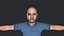 Joe Rogan Personaje 3D hiperrealista de cuerpo completo y totalmente equipado