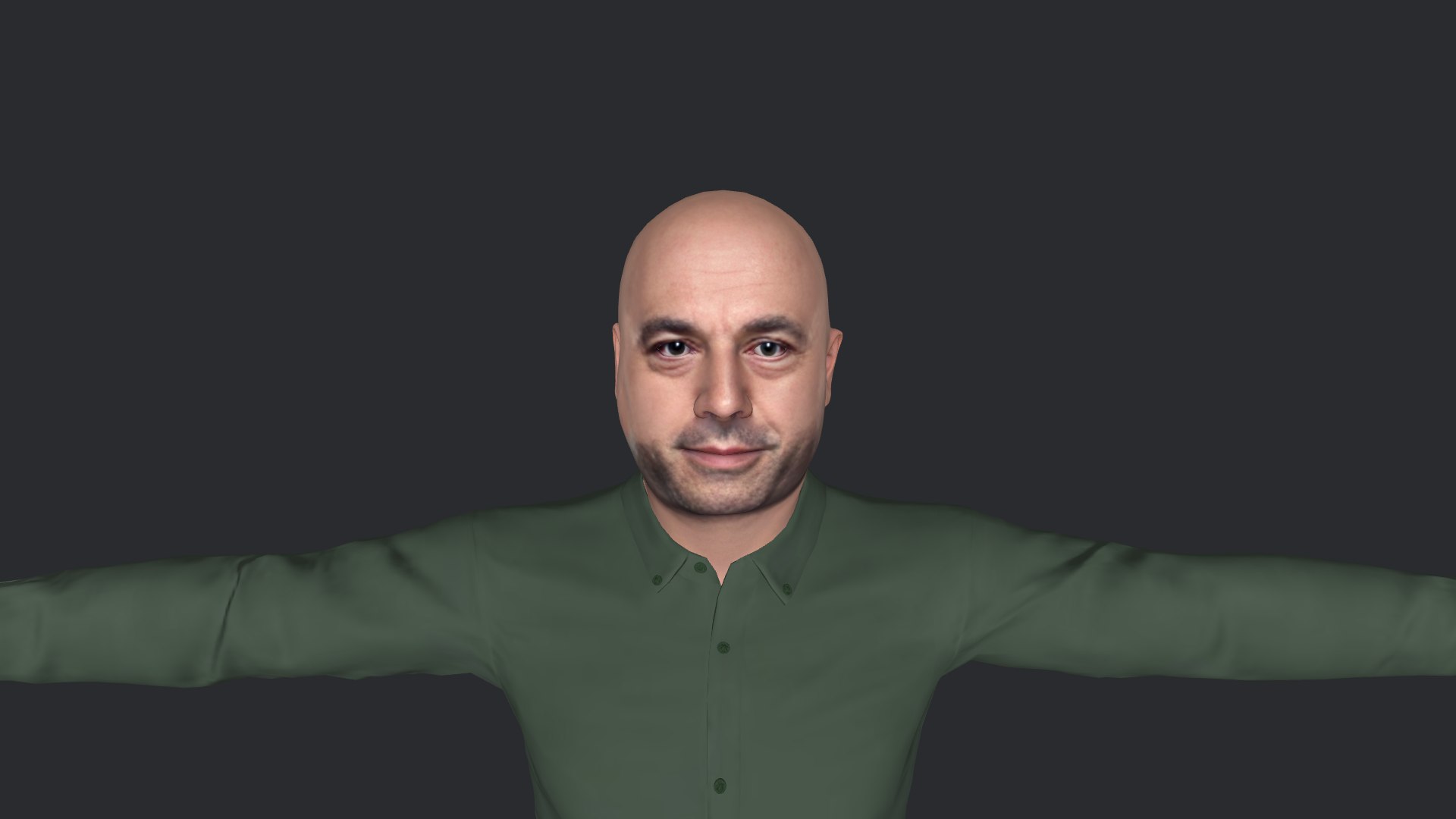 3D Joe Rogan Hyper Realistic Full Body Fully Rigged 3D Character Model ...