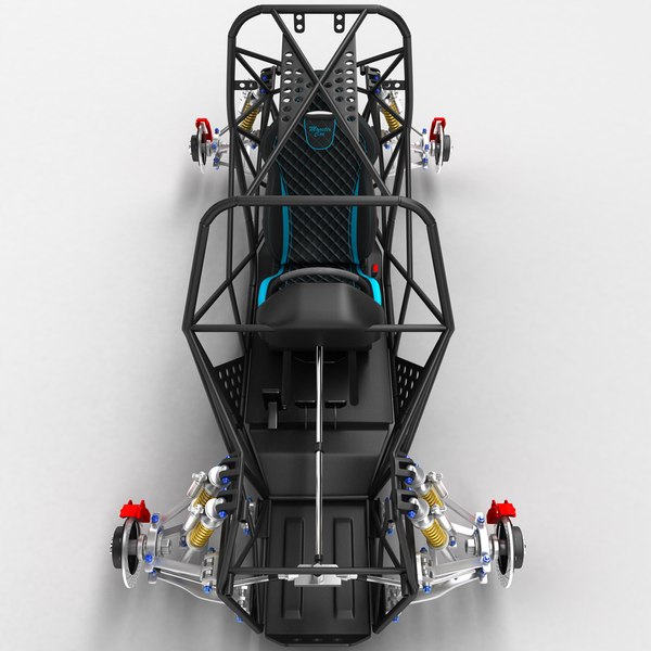 Sports car skeleton 3D - TurboSquid 1213632