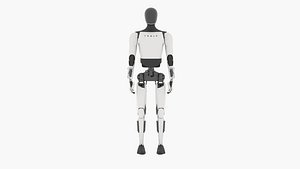 3D Tesla Optimus Humanoid Robot 3D Model model
