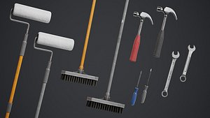 imulation Game Tools Pack - PBR Texture 3D model