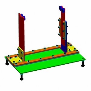 motorcycle crank shaft 3D model