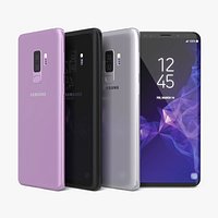Samsung Galaxy S9 Plus 3D Models Set
