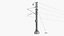 Railway Cantilever Catenary Pole Gray