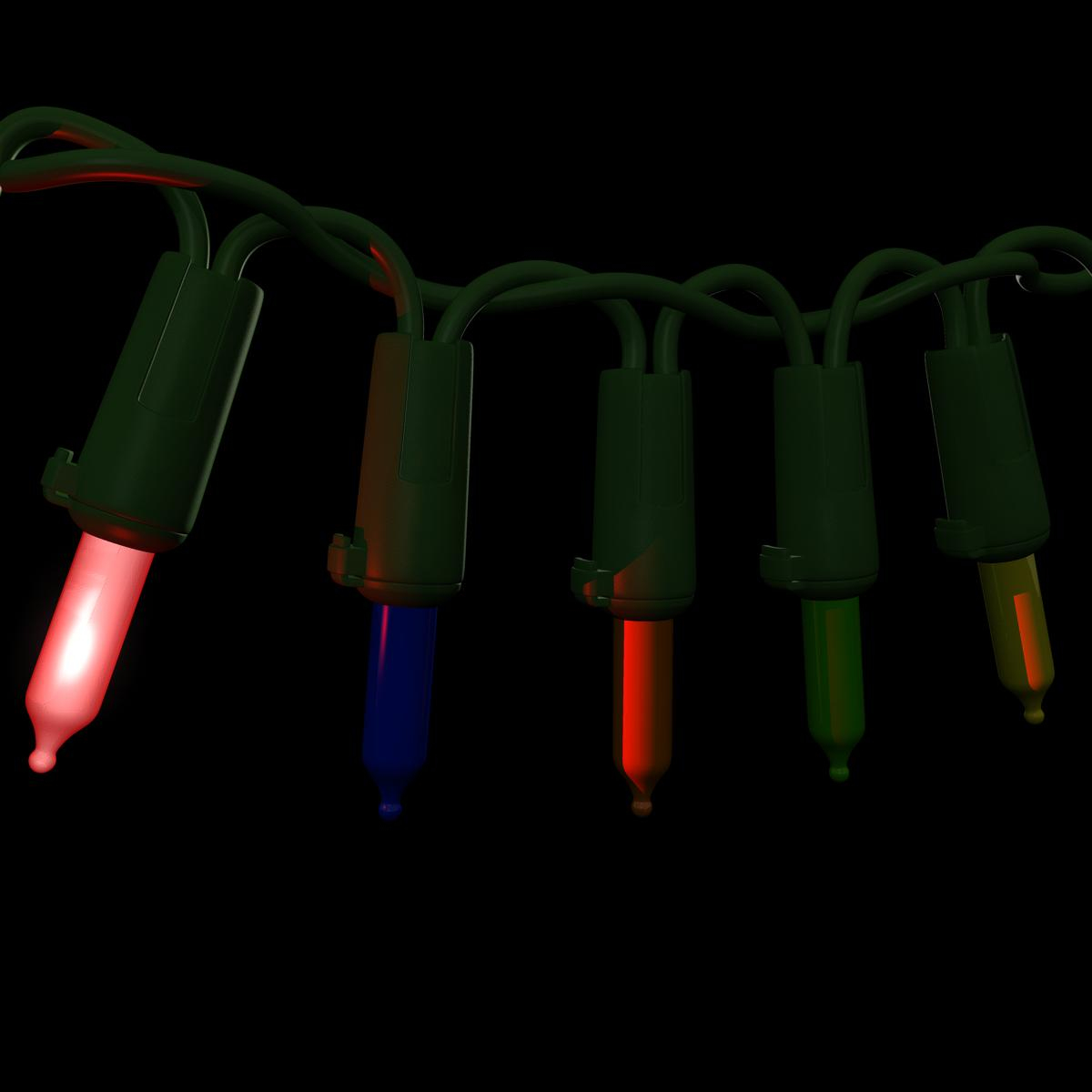 christmas lights 3d model