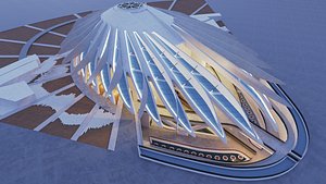Calatrava UAE Pavillion 3D model