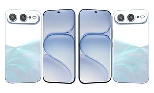 3D Honor 600 China Light Feather Blue