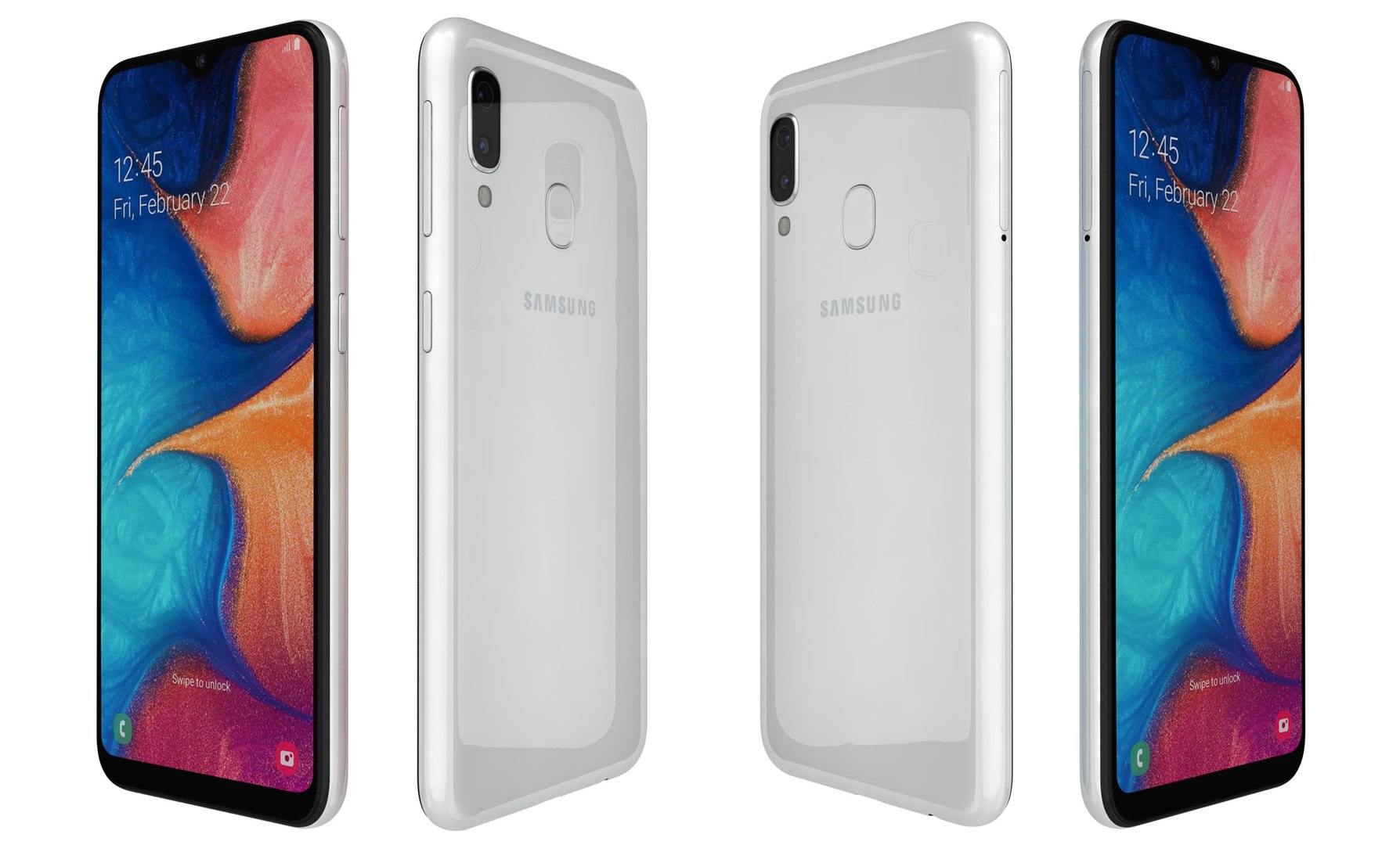 3D samsung galaxy a20e white model https://p.turbosquid.com/ts-thumb/yC/j4RQGH/vroB3Nvv/5/jpg/1559133474/1920x1080/fit_q87/3f6ef5a3bb22c74ae0acac9f140748f06b5bc5bd/5.jpg