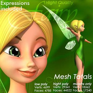 Leaves Fairy with Expressions