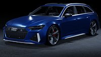 2020 Audi RS6 Avant 3D Model  Super Wagon Performance