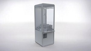 Claw Machine for events exhibition and carnival roadshow 3D model