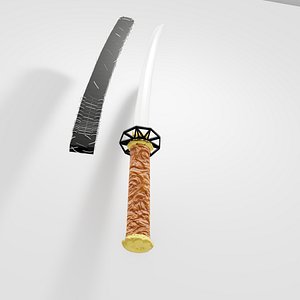 3D model Sword Katana