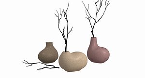 3D simple vase model
