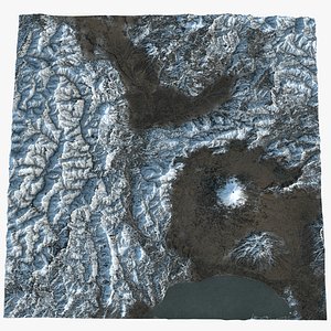 mount fuji area model