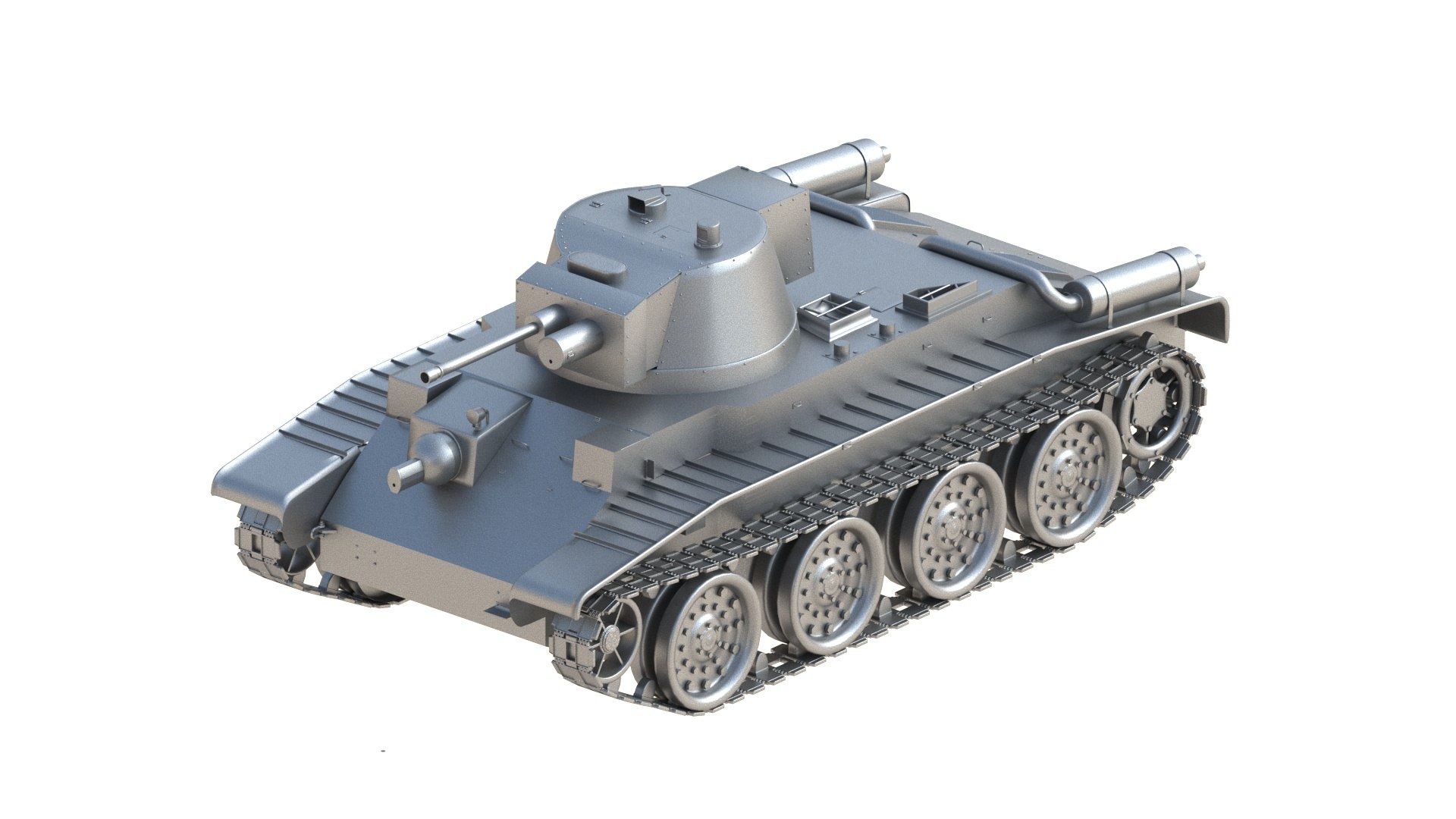 3D Model 10TP Tank - TurboSquid 2270886