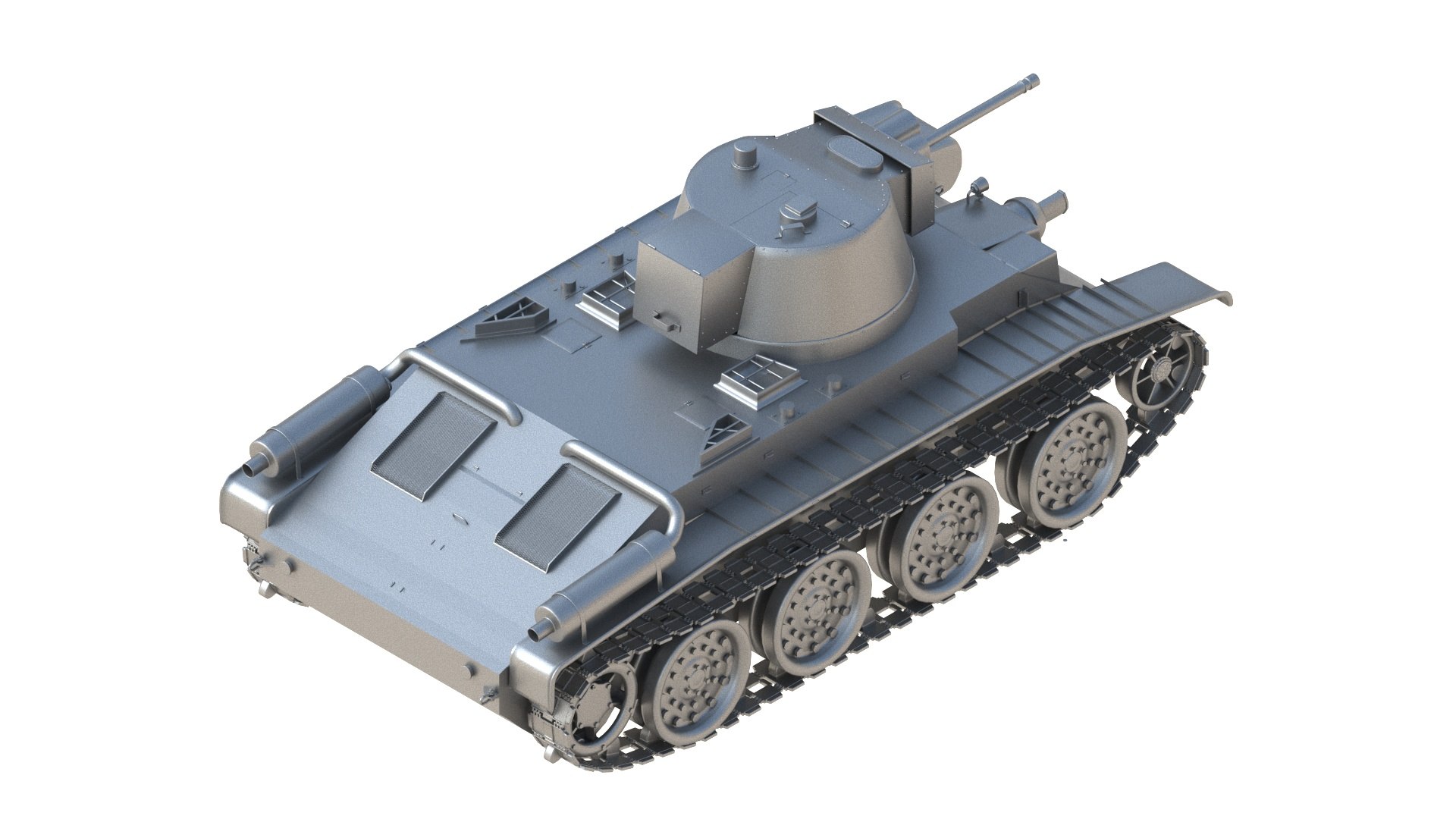 3D Model 10TP Tank - TurboSquid 2270886