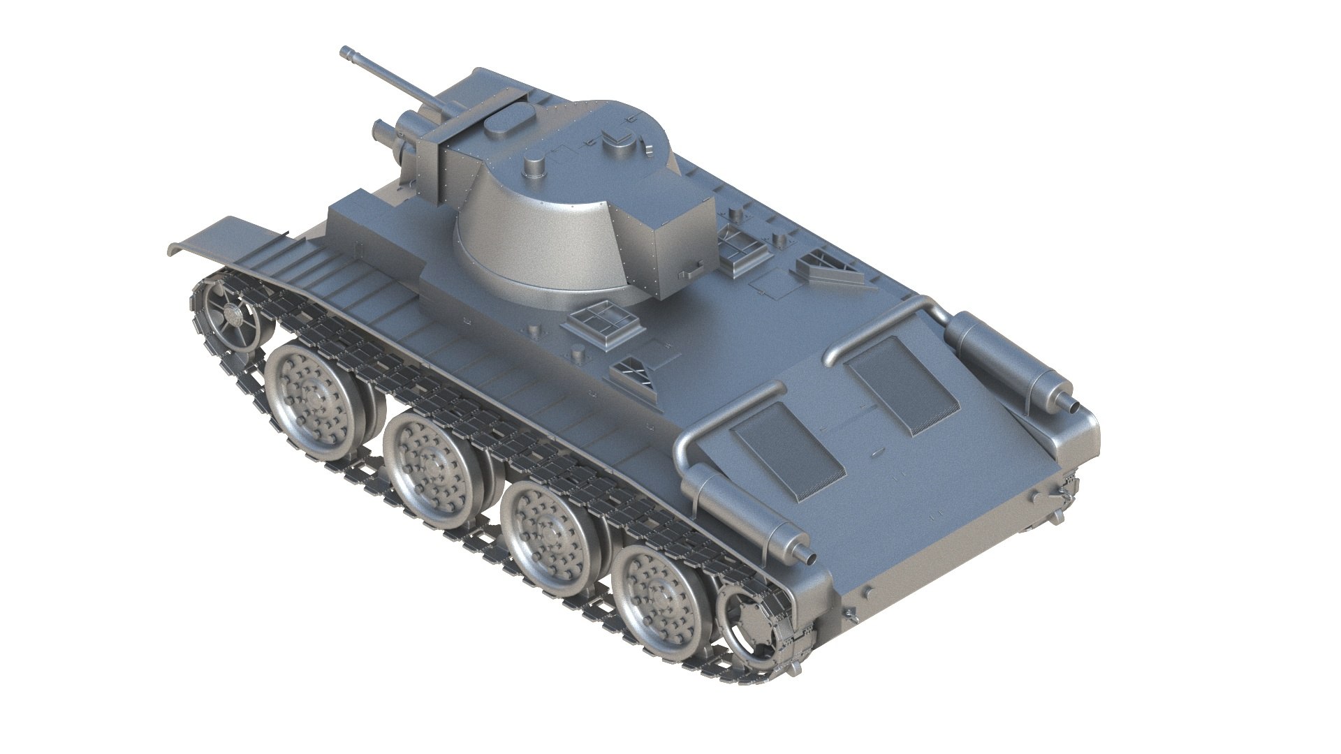 3D Model 10TP Tank - TurboSquid 2270886