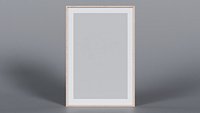 Modern Wood Picture Frame 3D Model StemCell UV 4K PBR Textures