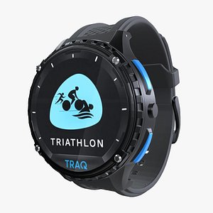 Titan TraQ Triathlon - Blue 3D model