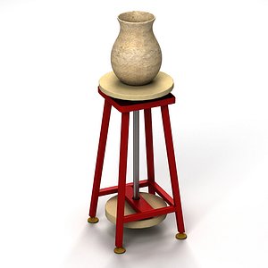3d pottery table