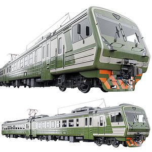 Passenger Train  ED4M - C 3D model