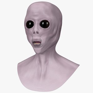 extraterrestrial bust 3d model