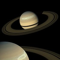 Volumetric Planet Saturn For Blender