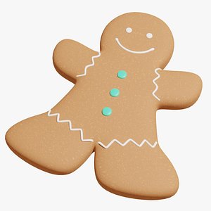Gingerbread Cookie 3D model
