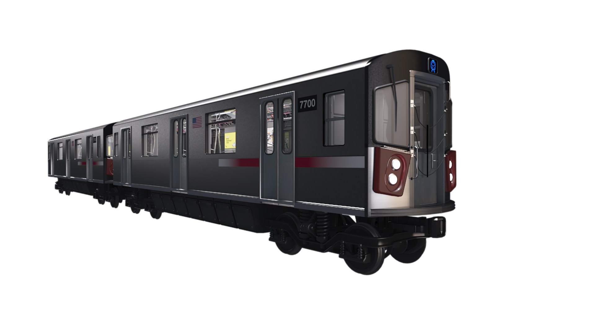 3D Model Subway Car R142 - TurboSquid 1679327