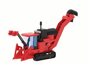 Harvester Sugar Cane A8800 3D model