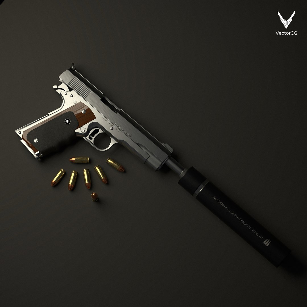 AMT Hardballer -  Low Poly Game-Ready 3D Model Clean Topology  4K Textures(1) 3D model https://p.turbosquid.com/ts-thumb/yD/24jA7l/14/hardballer_classic2/jpg/1756899537/1920x1080/fit_q87/c4286968dbfa792b5f39ef9dfca25b16a709bb8e/hardballer_classic2.jpg