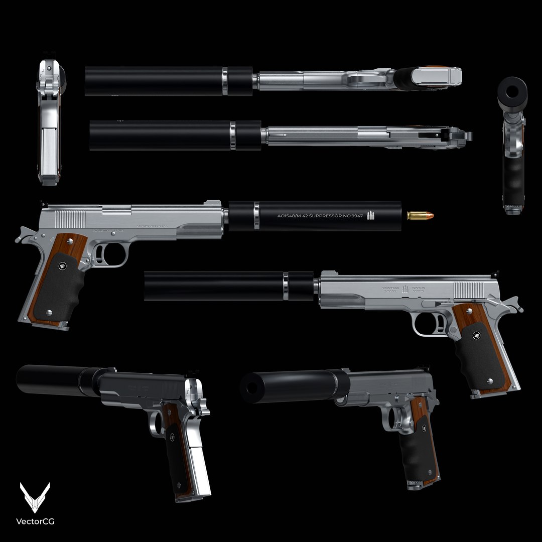 AMT Hardballer -  Low Poly Game-Ready 3D Model Clean Topology  4K Textures(1) 3D model https://p.turbosquid.com/ts-thumb/yD/24jA7l/Q2/hadballer_black_bg13/jpg/1756899530/1920x1080/fit_q87/7ebd4f6955c360e0db162c7db474314a56fb0a30/hadballer_black_bg13.jpg