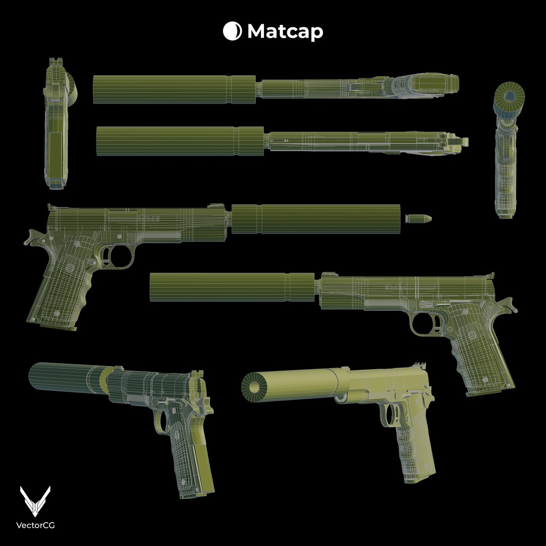 AMT Hardballer -  Low Poly Game-Ready 3D Model Clean Topology  4K Textures(1) 3D model https://p.turbosquid.com/ts-thumb/yD/24jA7l/Zy/matcap_wire/jpg/1756899554/1920x1080/fit_q87/83305da979c5bf4969275acf9df06b609997adf8/matcap_wire.jpg