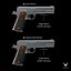 AMT Hardballer -  Low Poly Game-Ready 3D Model Clean Topology  4K Textures(1)