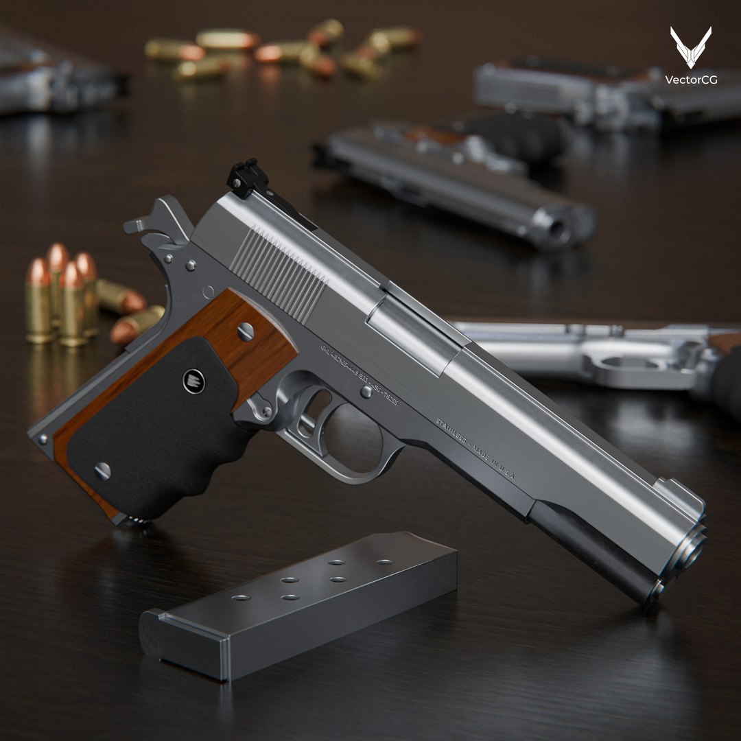 AMT Hardballer -  Low Poly Game-Ready 3D Model Clean Topology  4K Textures(1) 3D model https://p.turbosquid.com/ts-thumb/yD/24jA7l/qK/hardballer_classic4/jpg/1756899544/1920x1080/fit_q87/030222ade30b88d314b83dd47b81f02270ea4cfc/hardballer_classic4.jpg